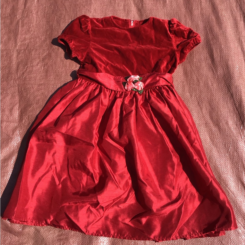 Bitty Baby by American Girl child red dress